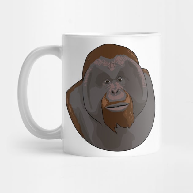 Orangutan by Sticker Steve